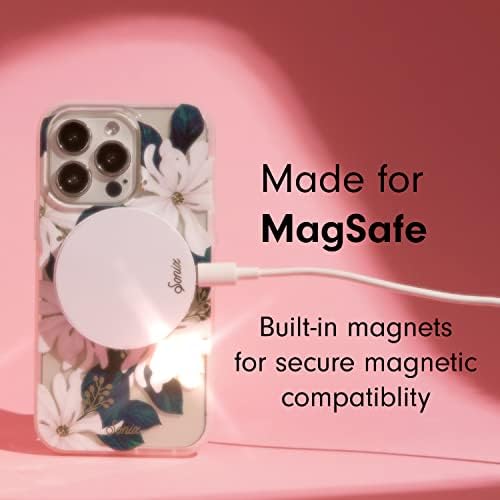 Sonix | תואם ל- Magsafe iPhone 13 Pro פרחוני פרחוני | ירידה של 10ft נבדקה | פרח דלילה